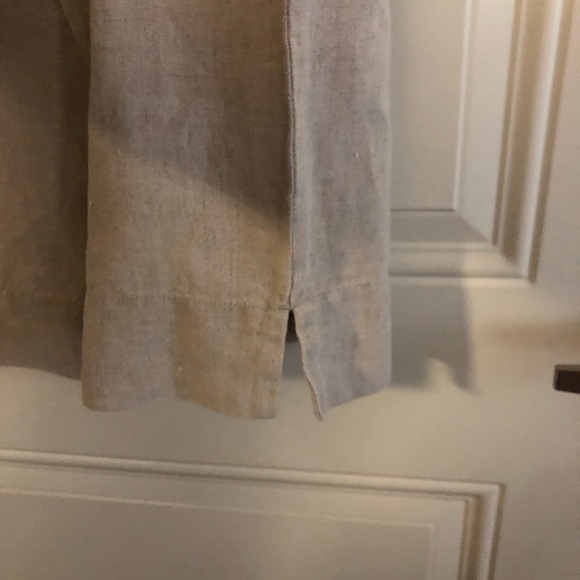 NWT J. JILL Crop Capri Linen Pants Elastic Waist - Picture 5 of 8